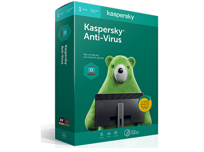 Kaspersky Anti-Virus 3 máy/1 năm (bản mới nhất)