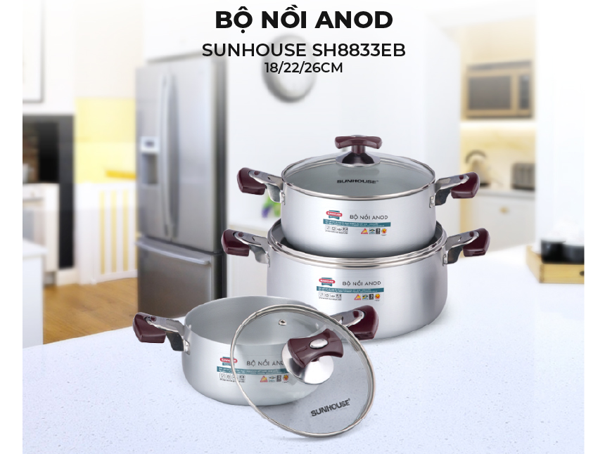 Bộ nồi thiết kế đẹp mắt 