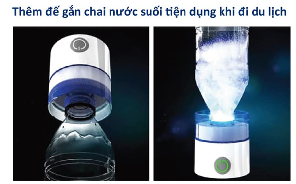 Sử dụng với nước đóng chai