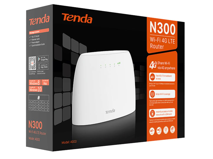 Bộ phát wifi Tenda 4G03 