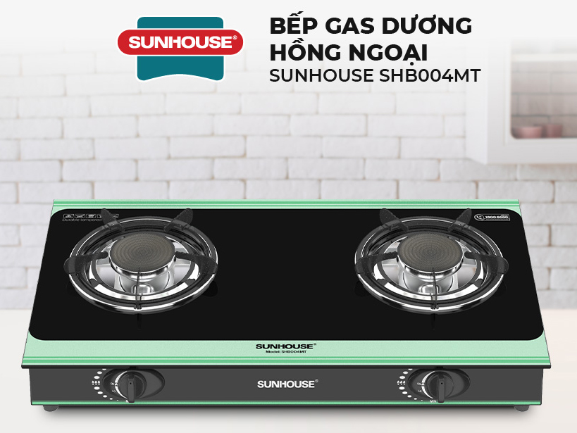 Bếp gas dương hồng ngoại Sunhouse SHB004MT