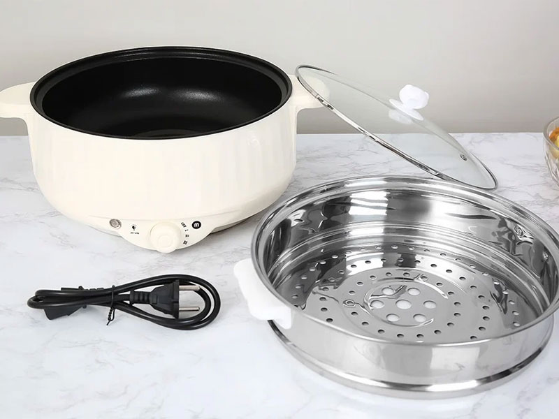 Đánh giá nồi lẩu điện Mishio MK275 3,7L kèm xửng hấp inox