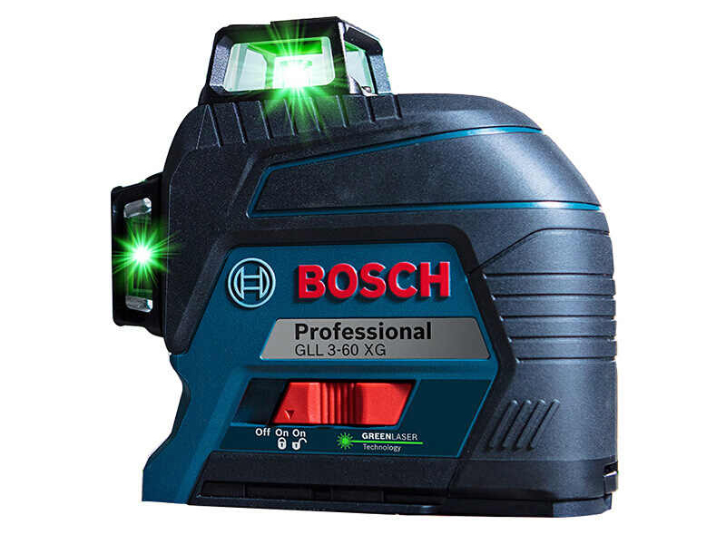 Máy cân mực laser Bosch GLL 3-60 XG (tia xanh)