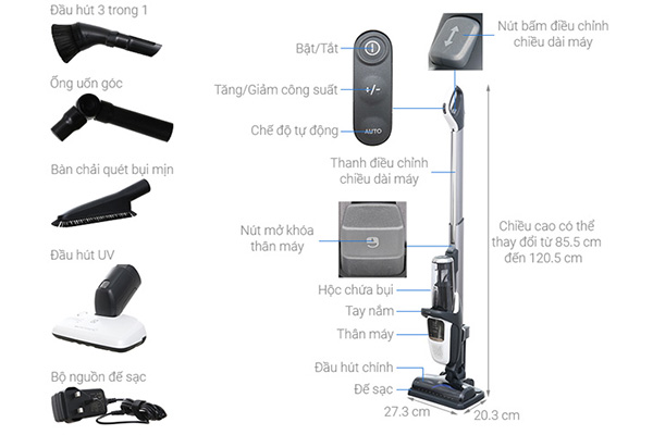 Máy hút bụi không dây Electrolux PF91-6BWF 90W