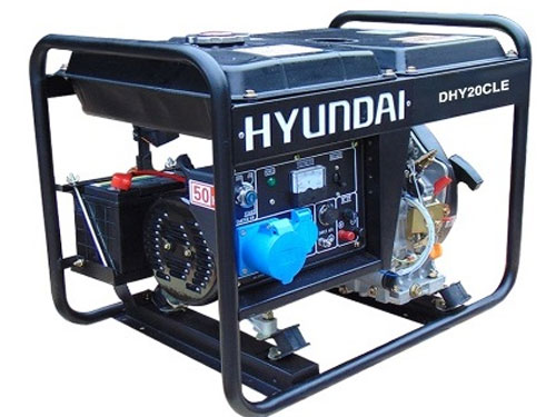 Máy phát điện chạy dầu Hyundai DHY20CLE (1.7-2 kw)