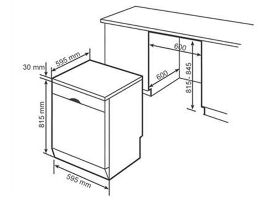 Máy rửa bát độc lập 