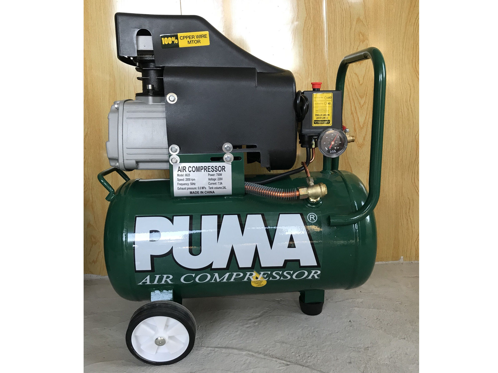 Máy nén khí đầu liền Puma PM-0.12/8