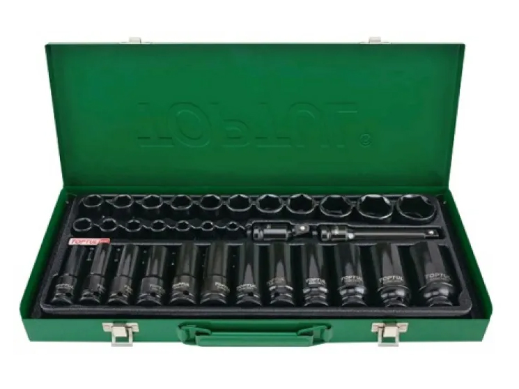 Bộ đầu tuýp đen 1/2 inch 32 món Toptul GDAD3201