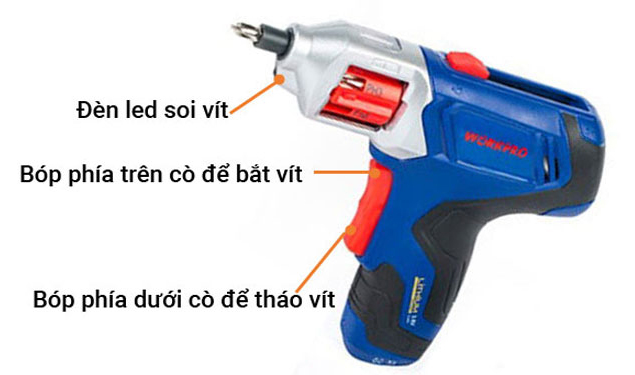 Máy bắt vít Workpro  