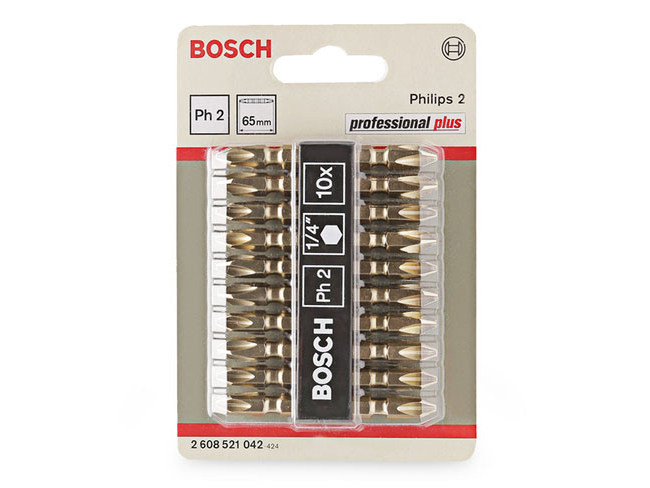 Bộ mũi vặn vít 10 cây Bosch 2608521042