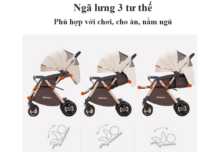 Cho bé nhiều tư thế ngồi thoải mái