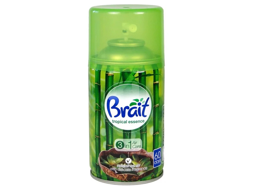 Bình xịt thơm phòng Brait BRA3749 Ropical Essence 250ml (Hương tre tươi)