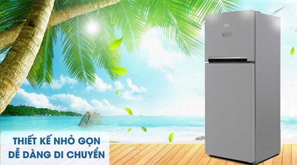 Tủ lạnh Beko Inverter 188 lít RDNT200I50VS