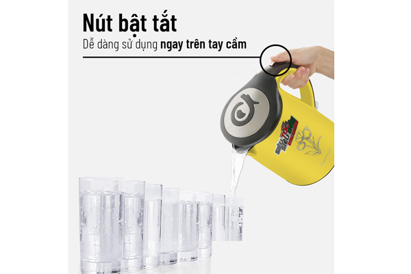 Ấm siêu tốc 2 lớp Nagakawa NAG0310 (1.8 Lít)