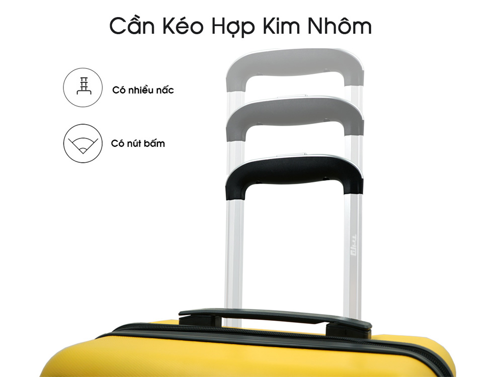 Cần kéo kim loại chắc chắn