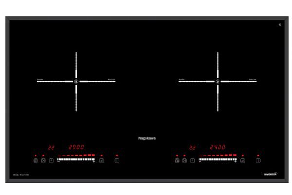 Bếp đôi điện từ Inverter Nagakawa NAG1213M