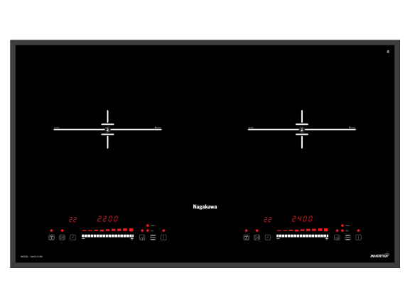 Bếp đôi điện từ Inverter Nagakawa NAG1214M