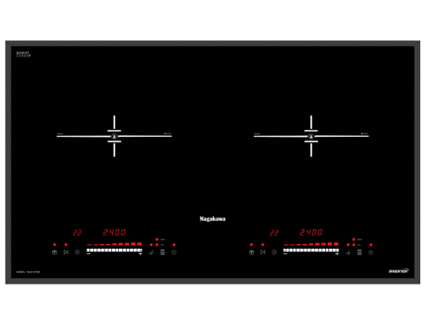 Bếp đôi điện từ Inverter Nagakawa NAG1215M