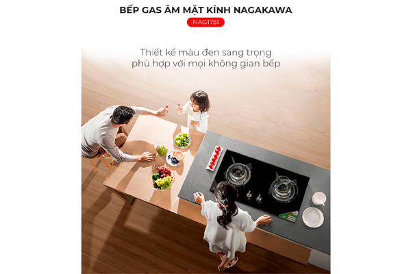 Bếp gas âm Nagakawa NAG1751 
