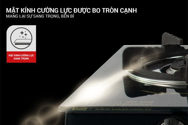 Bếp gas đôi dương kính Yakyo TP-391BG