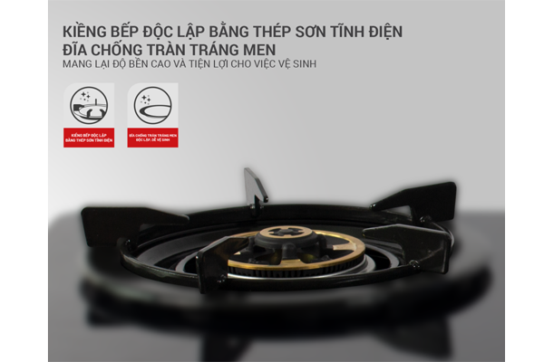 Bếp gas đôi dương kính Yakyo TP-391BG