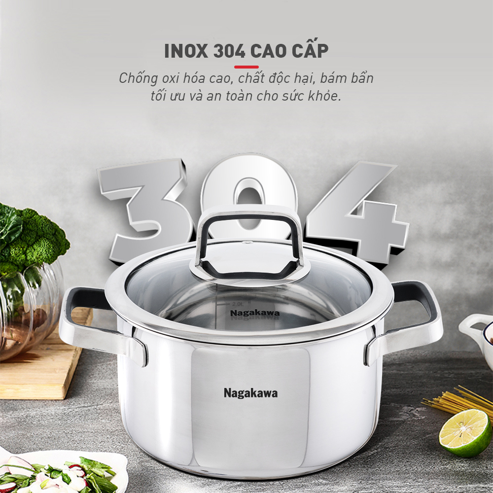 Nồi sử dụng chất liệu inox 303 siêu bền