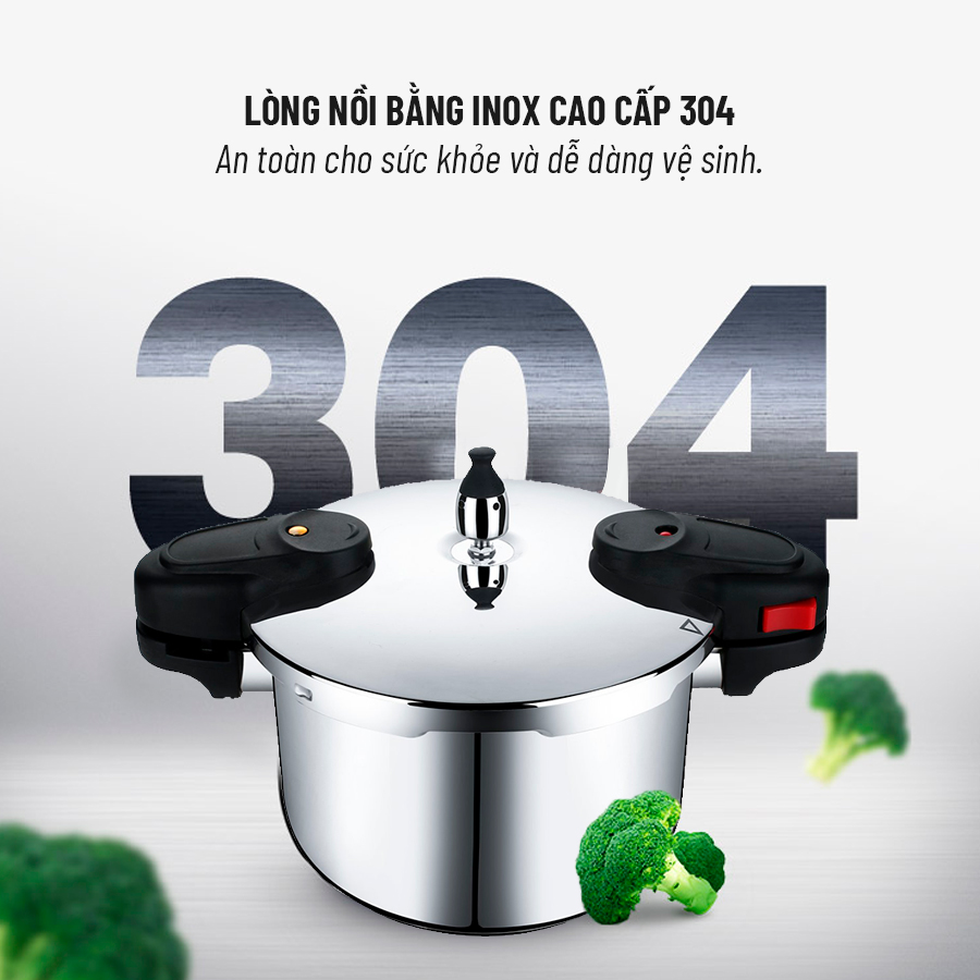 nồi áp suất inox Nagakawa  