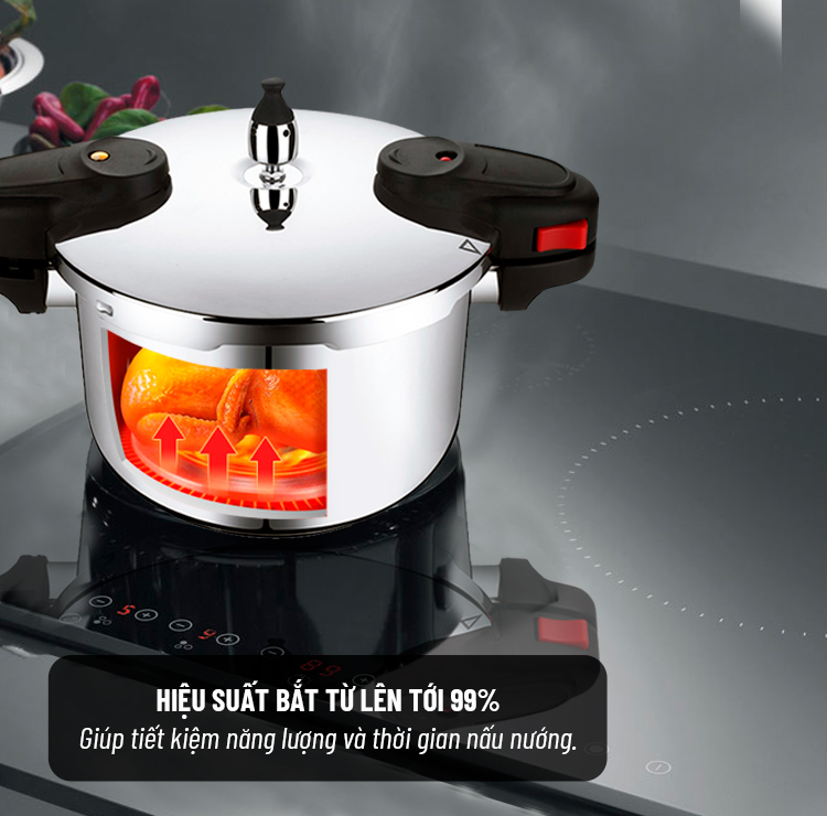 nồi áp suất inox cho bếp từ