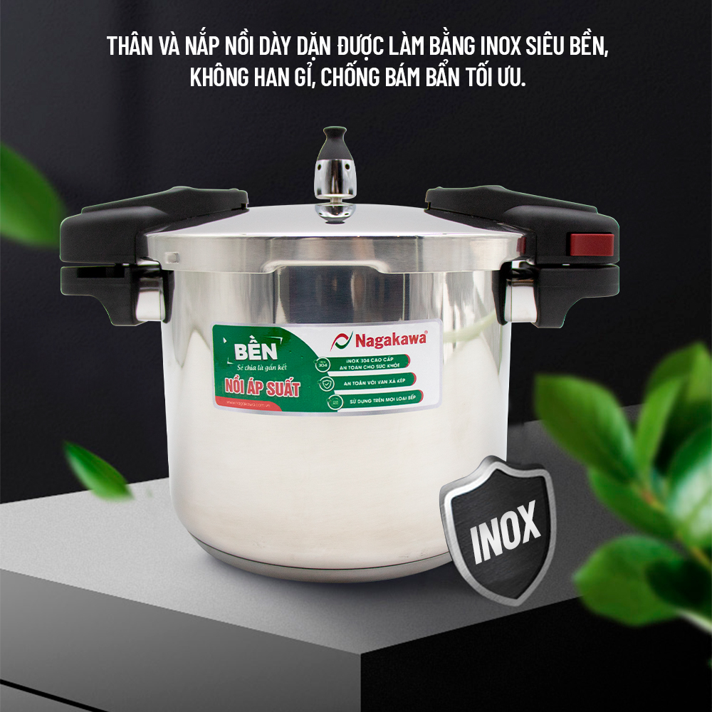 nồi áp suất dùng gas