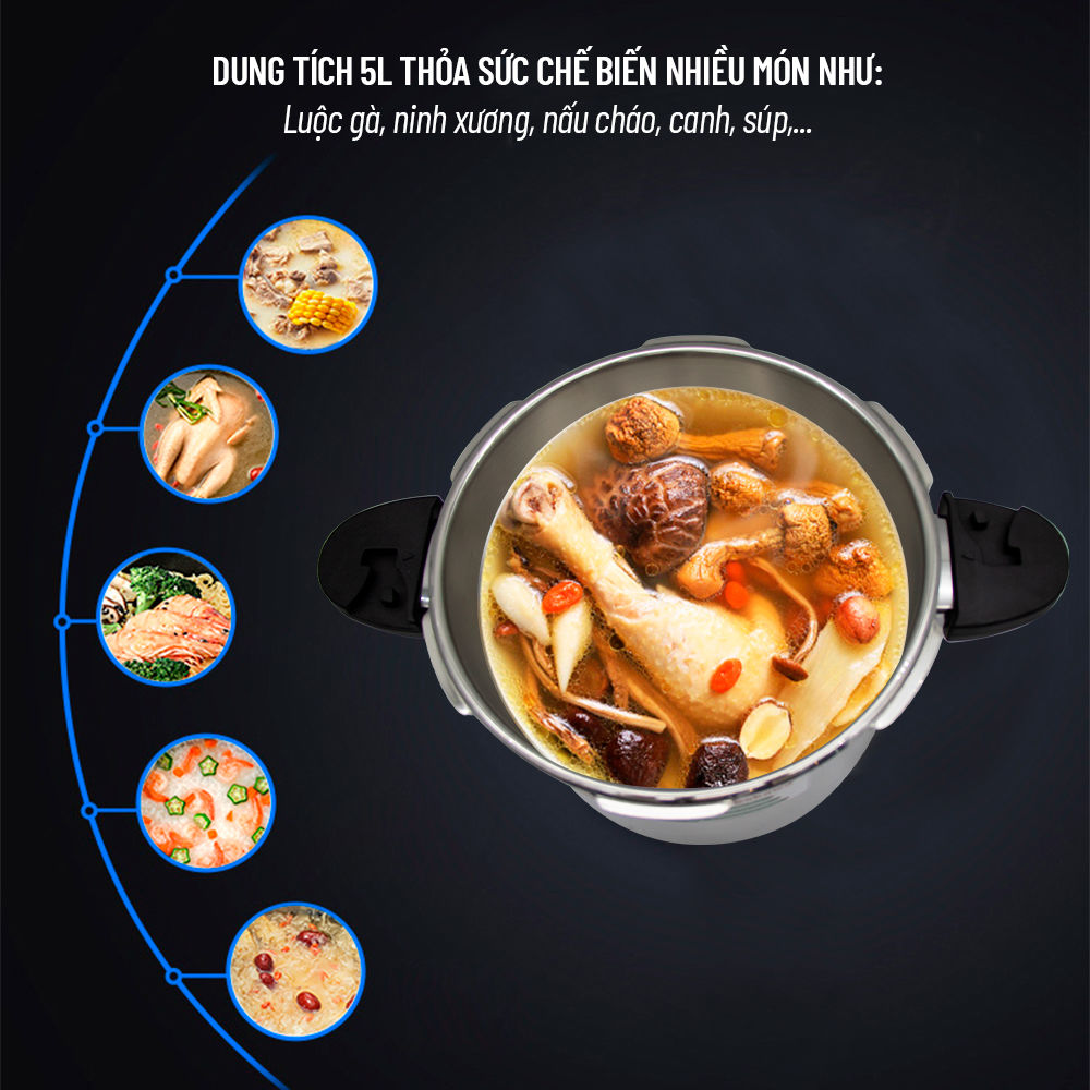 nồi áp suất 5 lít