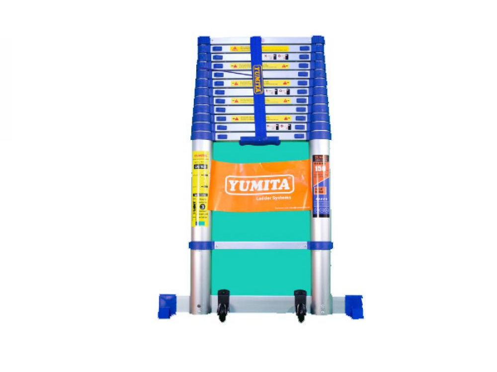 Thang nhôm rút đơn 3.8m Yumita YMT-138