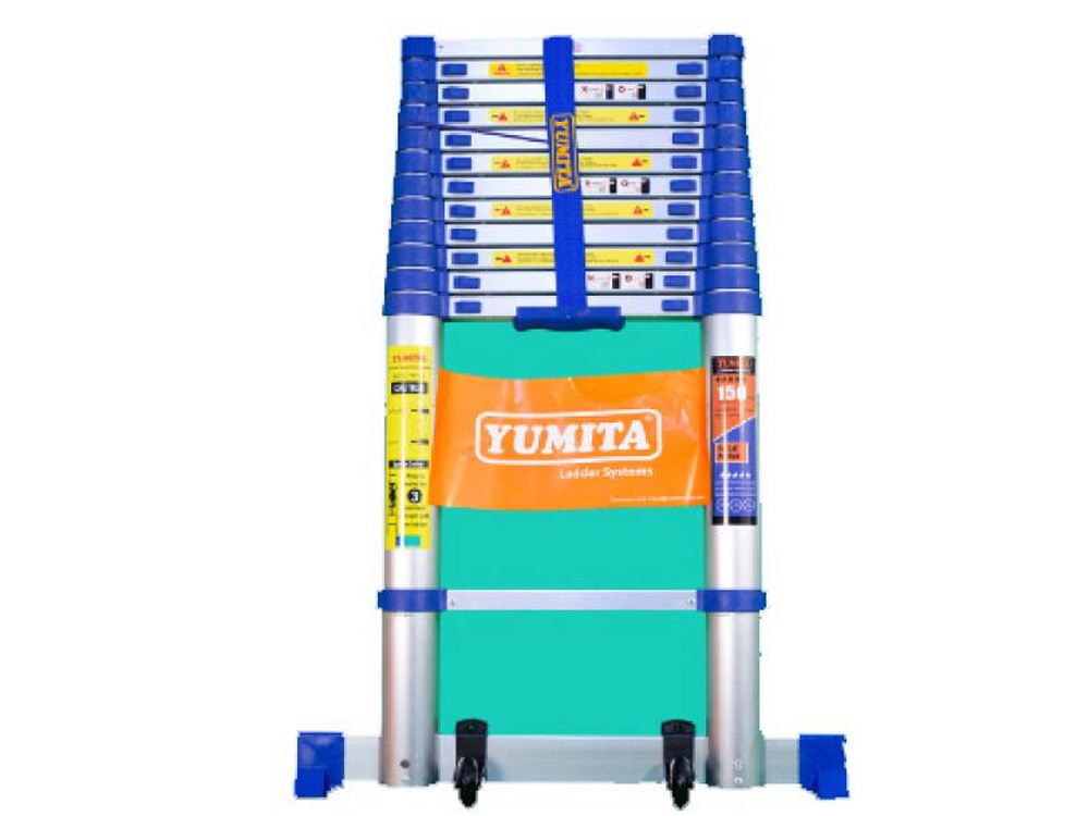 Hình ảnh thang nhôm rút đơn 3.8m Yumita YMT-138