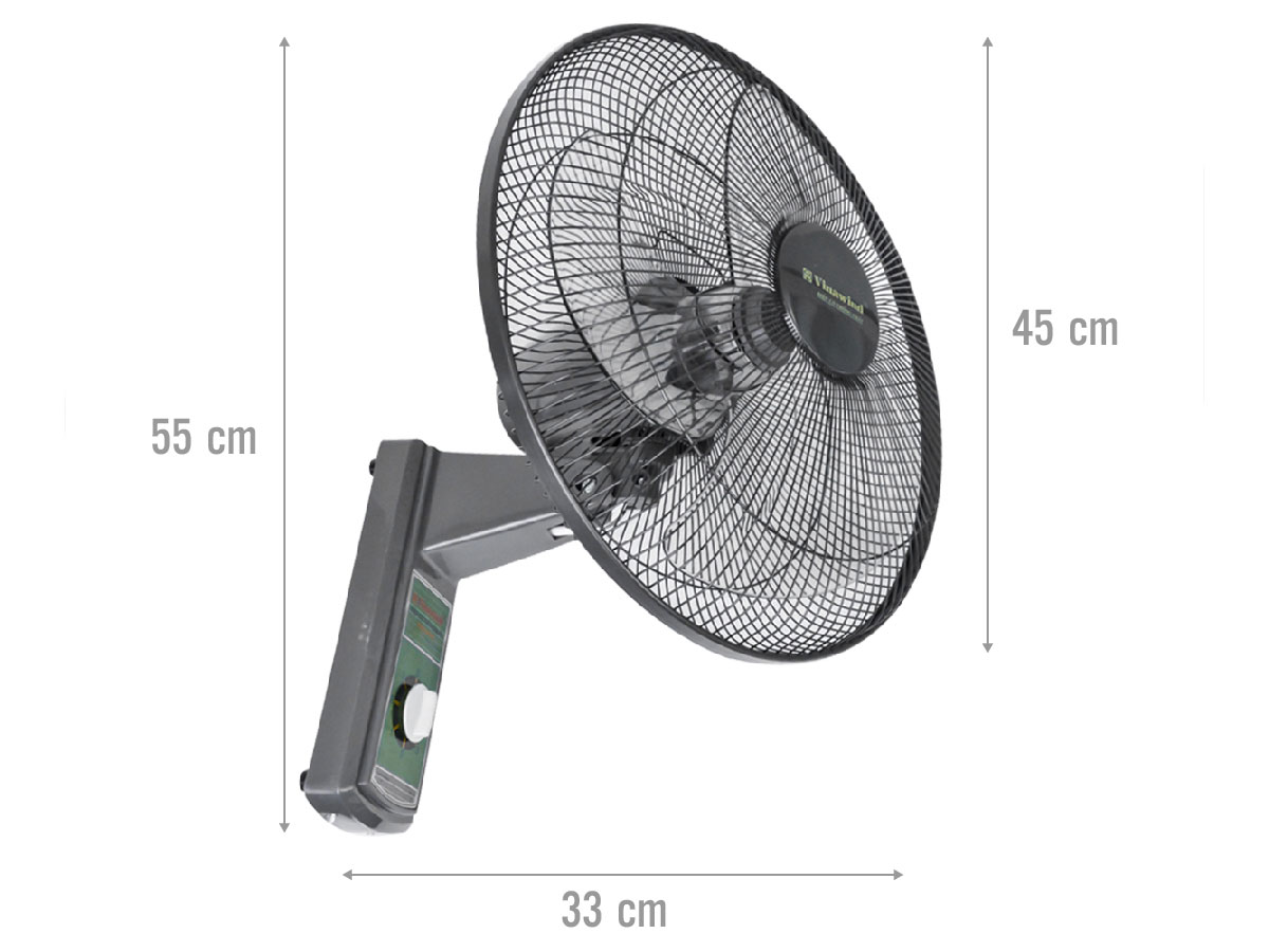 Quạt treo tường Vinawind QTT400-EĐ có thiết kế nhỏ gọn, đẹp mắt