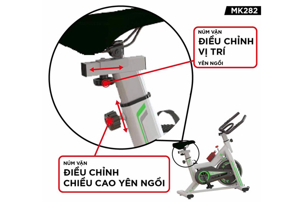 Xe đạp tập thể dục Airbike Sports MK282