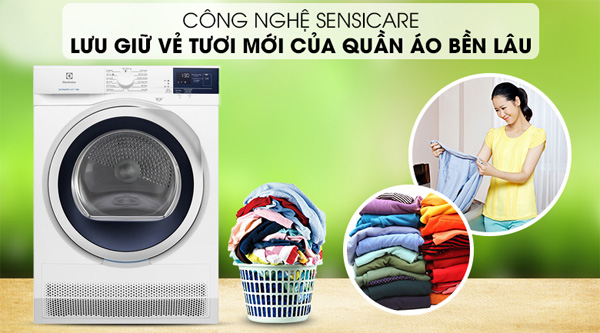 Thiết kế cửa trước dễ dàng bỏ và lấy quần áo