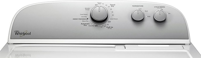 Máy sấy Whirlpool 3LWED4815FW0 thiết kế bảng điều khiển hiện đại