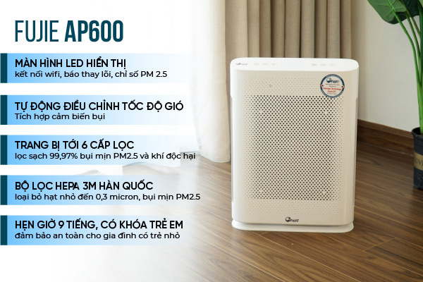 Hình ảnh máy lọc không khí FujiE AP600