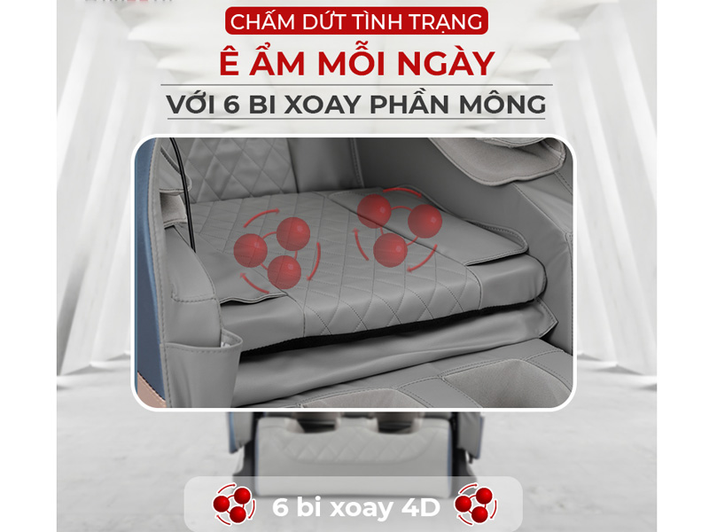 Xóa đơn ê ẩm phần hông, mông