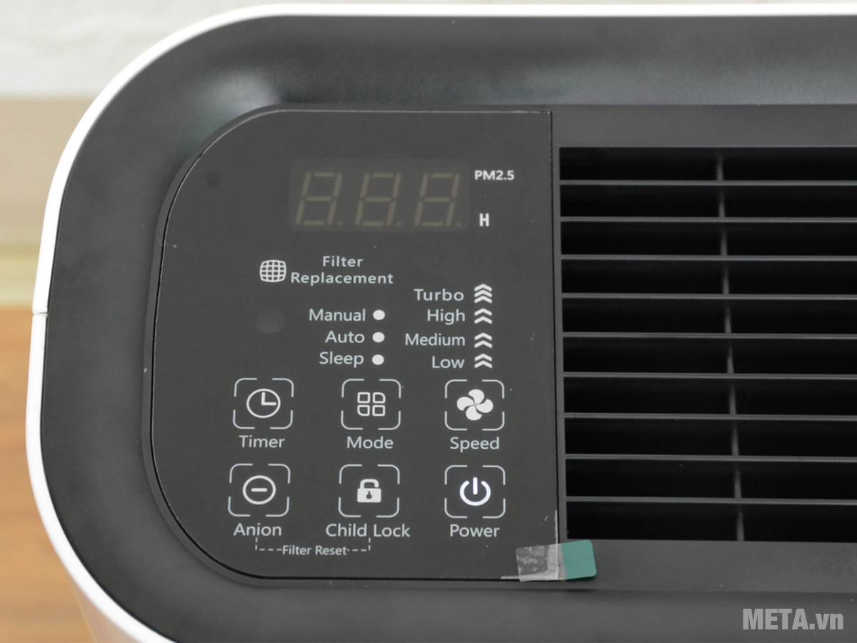Máy lọc không khí Nagakawa NAG3502M - Màng lọc HEPA H13, diện tích 50m2
