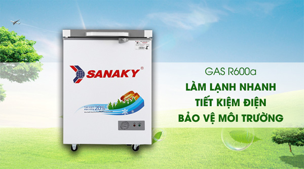 Tủ đông Sanaky 100 lít VH-1599HYK 