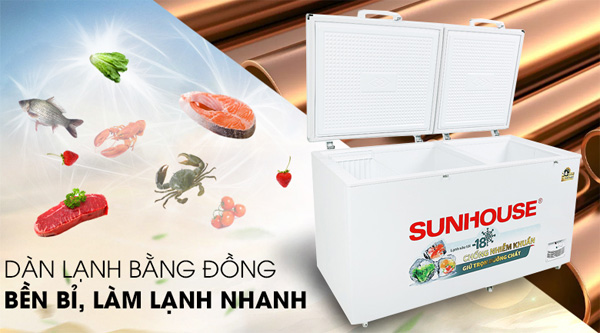 Tủ lạnh 2 ngăn 2 cánh sunhouse