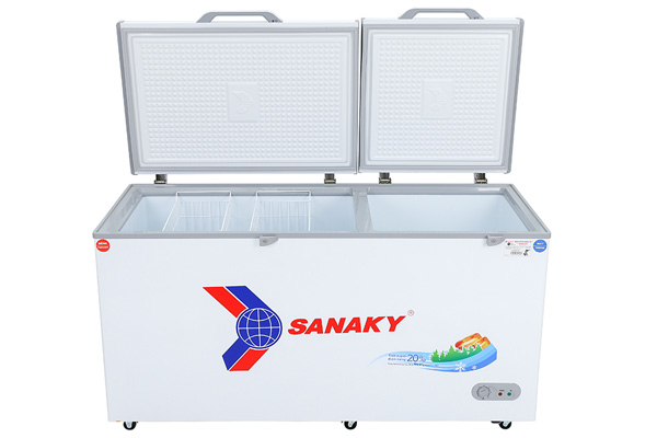 Sanaky VH-6699W1 có thiết kế 2 ngăn, 2 cửa