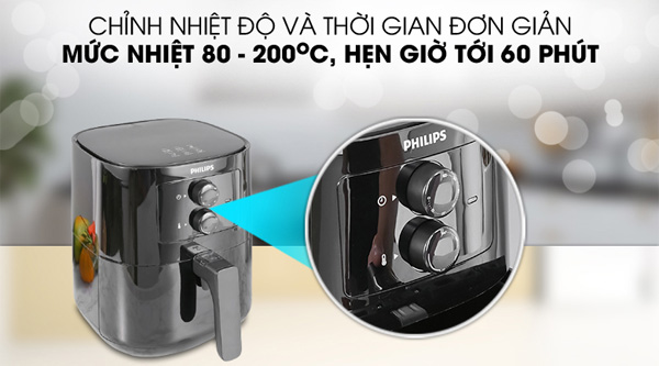 Nồi chiên không dầu Philips HD9200/90