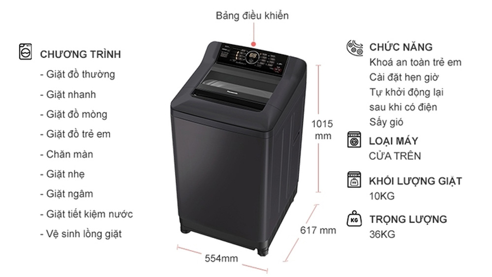 Các chương trình giặt 