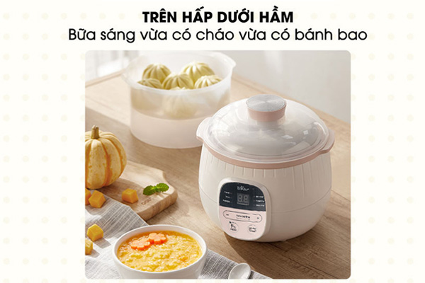 Nồi nấu chậm 0,8L Bear SUBE001