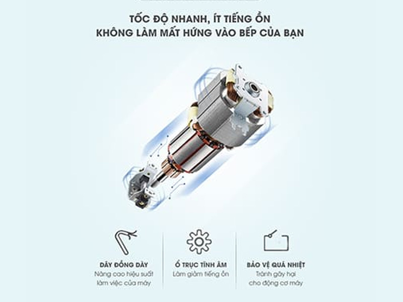 Động cơ khỏe mạnh, chạy êm