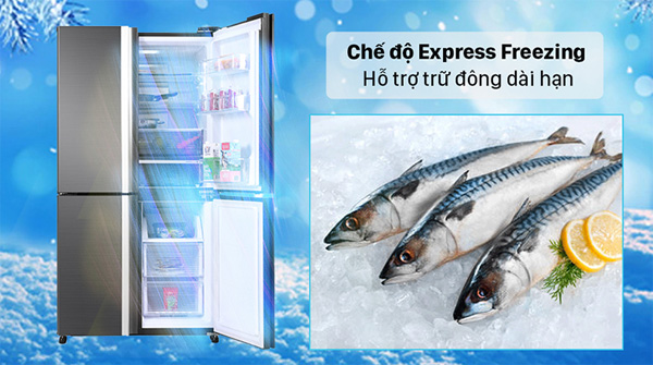 Tủ lạnh Sharp Inverter 525 lít SJ-FX600V-SL Mới 2021
