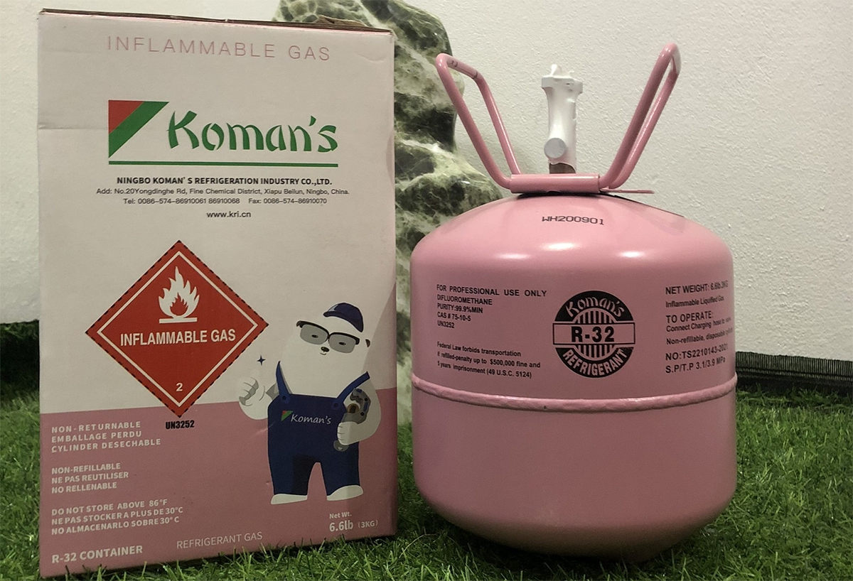 Gas lạnh Koman's R32 bình 3kg