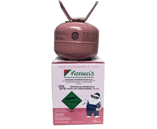 Gas lạnh có hiệu suất làm lạnh cao gấp 1.6 lần so với R22