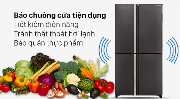 Tủ lạnh Sharp SJ-FX640V-SL